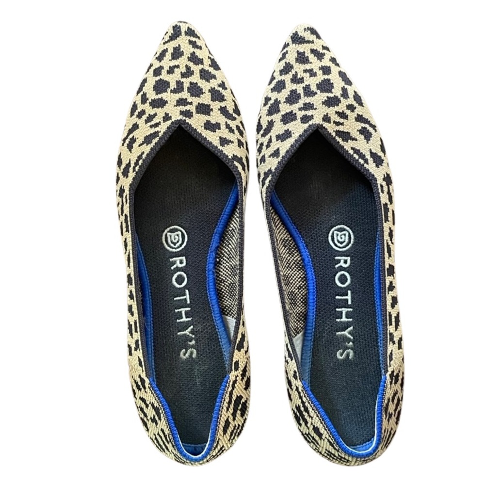 Size 7.5 | Rothy’s | Point | Leopard